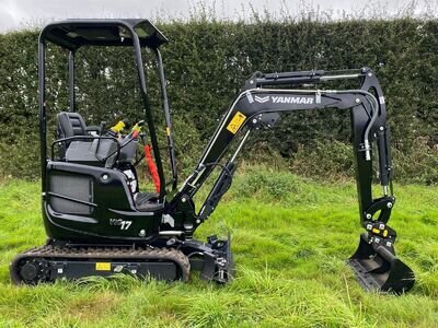 Yanmar Vio17 mini Digger micro Excavator Limited edition Black £21,594 inc VAT Yanmar Vio17 mini Digger micro Excavator Limited edition Black £21,594 inc VAT