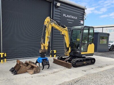 Yanmar SV26 Mini Digger 2.7 ton, 2021, **NEW ROTATE GRAB** 2 3 ton, - SKU 1959 Yanmar SV26 Mini Digger 2.7 ton, 2021, **NEW ROTATE GRAB** 2 3 ton, - SKU 1959