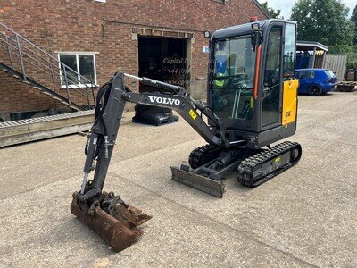 Volvo EC18E 1810Kgs Mini Digger Excavator 2024, 415hrs, Serviced Part Ex/Finance