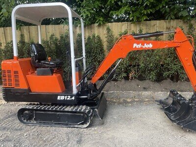 PEL JOB - Volvo EB 12.4 mini digger excavator no vat