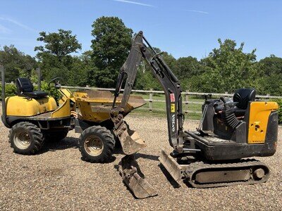 Volvo Mini Digger And Dumper