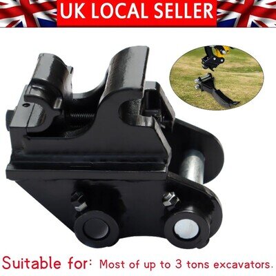 Mini Excavator Quick Hitch Quick Connector Attachment for Small Digger 3T New UK Mini Excavator Quick Hitch Quick Connector Attachment for Small Digger 3T New UK