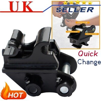 Mechanical Hitch Mini Excavator Attachments Small Digger Quick Coupler Black New Mechanical Hitch Mini Excavator Attachments Small Digger Quick Coupler Black New
