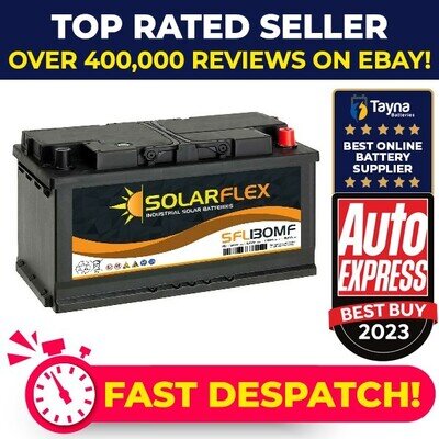12V 130AH Leisure Battery DEEP CYCLE for Caravan Campervan Motorhome 130 AH