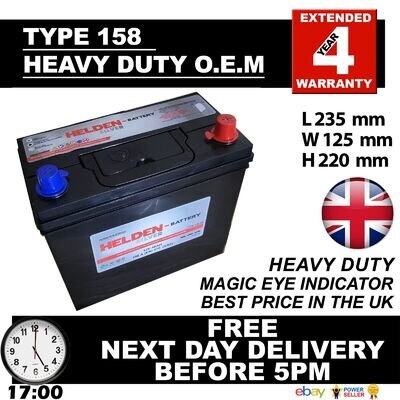 Classic Mini car battery 40AH EXTRA HEAVY DUTY SEALED UK TYPE 038 24HR DELIVERY
