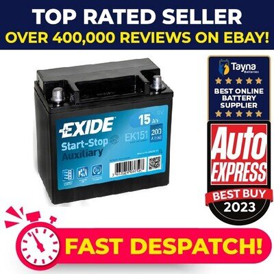Exide EK151 AGM Car Battery