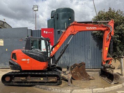 Kubota KX080-4 year 2019 5002 hours 8.3t Midi Excavator / Digger £26200+VAT Kubota KX080-4 year 2019 5002 hours 8.3t Midi Excavator / Digger £26200+VAT