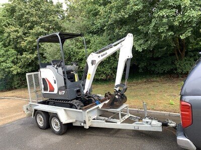 Bobcat E17 mini digger NO VAT with or without trailer Bobcat E17 mini digger NO VAT with or without trailer