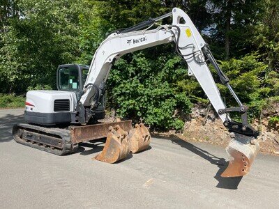 BOBCAT E80 8 TON - E85 8.5 9 Tonne Mini Digger JCB 13 DOOSAN KUBOTA DX85 DX80 BOBCAT E80 8 TON - E85 8.5 9 Tonne Mini Digger JCB 13 DOOSAN KUBOTA DX85 DX80