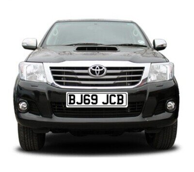 ⭐️⭐️BJ 69 JCB Cherished Number Plate, Plant, Excavator, Digger Dumper ⭐️Car Reg
