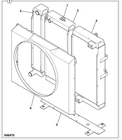 JCB JS360 COOLER PACK, PN:332/K1083 INC VAT £1750+VAT & FEES