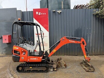 Kubota KX016-4 year 2016 1.6t Mini Excavator / Digger +3 Buckets £8,600+VAT Kubota KX016-4 year 2016 1.6t Mini Excavator / Digger +3 Buckets £8,600+VAT
