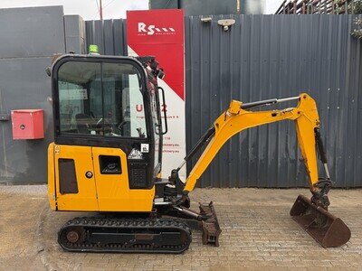 JCB 16C-1 y2018 737 hrs Q/H 1.7t CAB Mini Excavator / Digger 16 C-1 £11600+VAT JCB 16C-1 y2018 737 hrs Q/H 1.7t CAB Mini Excavator / Digger 16 C-1 £11600+VAT
