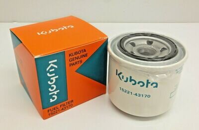 1522143170 Spin On Fuel Filter Fits Kubota "KX & U Series" Excavator 1522143170 Spin On Fuel Filter Fits Kubota "KX & U Series" Excavator