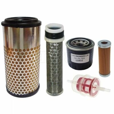 Filter Service Kit for Kubota K008 & K008-3 Mini Diggers/Excavators Filter Service Kit for Kubota K008 & K008-3 Mini Diggers/Excavators