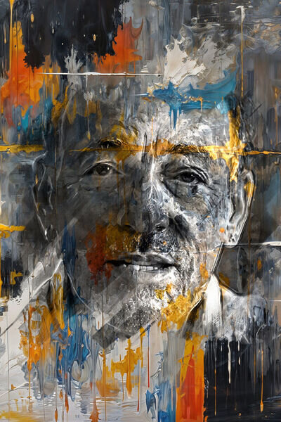 Bruce Springsteen Abstract Poster - 4 Sizes - 3 Framed Options Bruce Springsteen Abstract Poster - 4 Sizes - 3 Framed Options