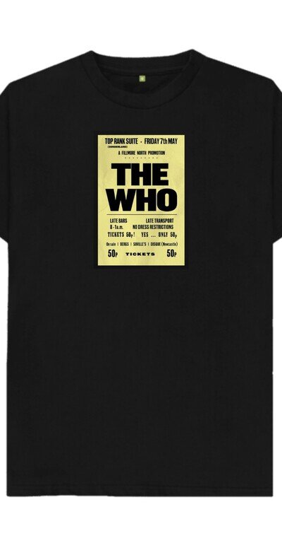 Old Poster Of the Who T Shirt Old Poster Of the Who T Shirt