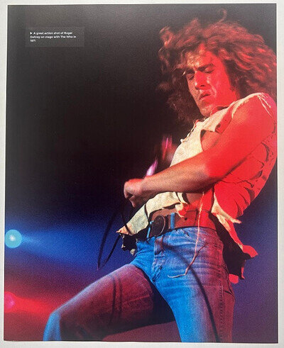 ROGER DALTREY / THE WHO - Full page UK magazine poster ROGER DALTREY / THE WHO - Full page UK magazine poster