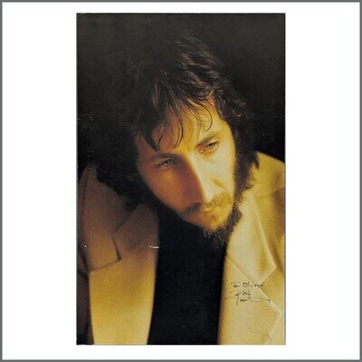 The Who Pete Townshend Signed Poster (UK) The Who Pete Townshend Signed Poster (UK)