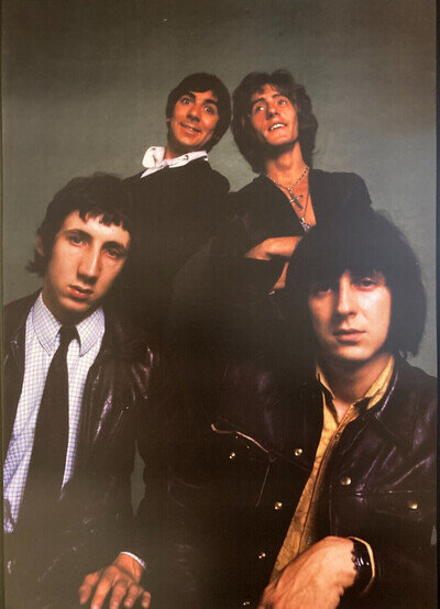The Who poster photograph - Great band image A3 size reproduced from original The Who poster photograph - Great band image A3 size reproduced from original