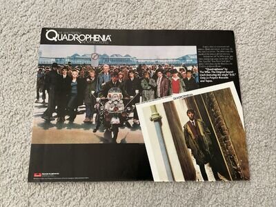 THE WHO 1979 “QUADROPHENIA” SOUNDTRACK LP ORIGINAL PRINT POSTER TYPE AD POLYDOR THE WHO 1979 “QUADROPHENIA” SOUNDTRACK LP ORIGINAL PRINT POSTER TYPE AD POLYDOR