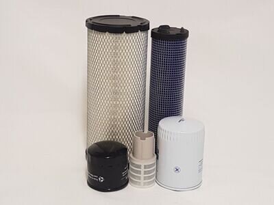 Filter Service Kit Suits Kubota U48-4 w/V2607-DI Eng. Yr. 2010 On Filter Service Kit Suits Kubota U48-4 w/V2607-DI Eng. Yr. 2010 On