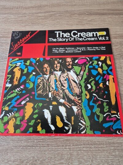 CREAM " THE STORY OF CREAM VOL 2" ITALIAN 12" VINYL RECORD CREAM " THE STORY OF CREAM VOL 2" ITALIAN 12" VINYL RECORD