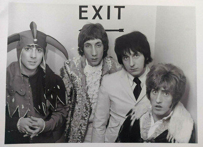 THE WHO - Black&White Mini-Poster / Picture - Keith Moon, Pete Townshend - RARE! THE WHO - Black&White Mini-Poster / Picture - Keith Moon, Pete Townshend - RARE!