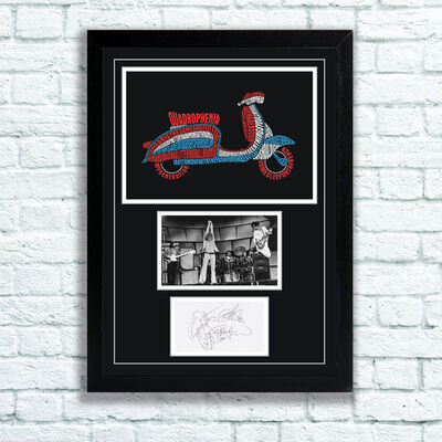 The Who Quadrophenia Autographs Memorabilia Poster Keith Moon Townshend UNFRAMED The Who Quadrophenia Autographs Memorabilia Poster Keith Moon Townshend UNFRAMED