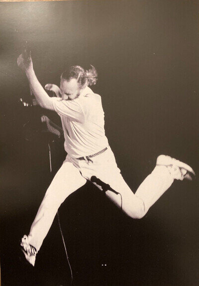 The Who poster - Pete Townsend photograph A3 size repro from original files/negs The Who poster - Pete Townsend photograph A3 size repro from original files/negs