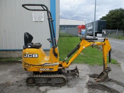 JCB 8008 micro digger 0.8 ton excavator cab mini midi jcb delivery