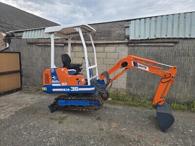 kubota Kh 36 mini digger excavator 1.3 TON 1.5 Yanmar Jcb Takeuchi Plant