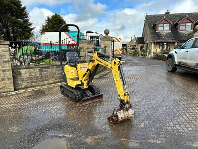 2017 YANMAR SV08 MICRO DIGGER MINI DIGGER TRACKED EXCAVATOR 360 MACHINE