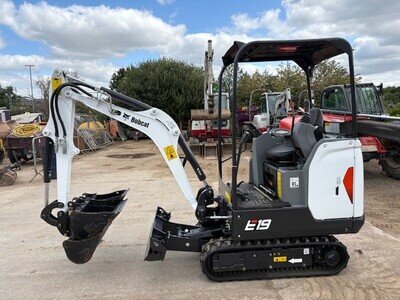 2022 Bobcat E19 1.9ton Mini Excavator Digger