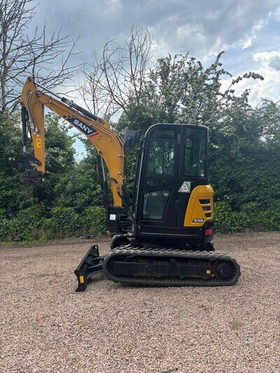 SANY SY35U NEW Zero Swing 4 Ton Excavator Digger Only 8 Hours JCB HITACHI CAT