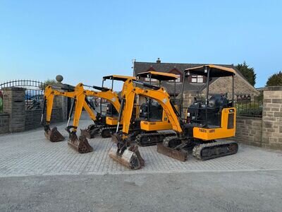 JCB 16 C-1 MINI EXCAVATOR, YEAR 2021 360 TRACKED MACHINE LOW HOURS CHOICE OF 3