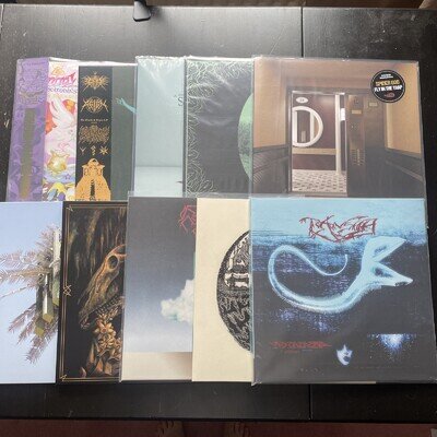Black Metal Vinyl Job Lot Bundle Cheap Clearance Bulk Metalcore Prog Rock