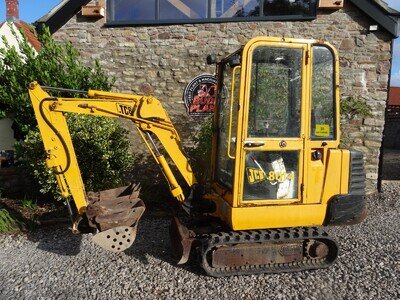 JCB 8014 MINI DIGGER, 1.5 tonne, EXCAVATOR, 3 buckets, full cab
