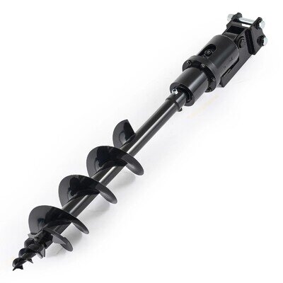 200mm Hydraulic Auger Drill Mini Excavator Attachment For 1-2Ton Mini Digger