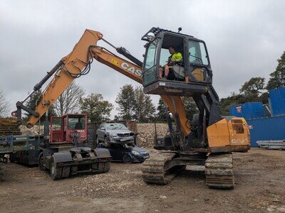 CASE CX 130D Excavator. High Rise Cab. Year 2018. Hours 6000