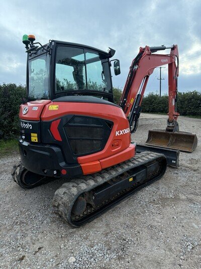 Kubota KX060-5 Digger, Excavator, LOW HOURS! 5/6 Ton Takeuchi, JCB, Doosan