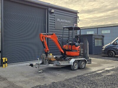 Kubota U17-3 Mini Digger 1.7 ton, 2018 *TRAILER INCLUDED* - SKU 2287