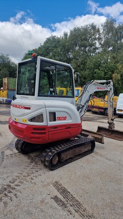 2017 Takeuchi TB230 – 3 Ton Mini Digger Excavator – £16500+ Finance Avaliable