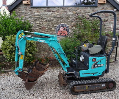 KOBELCO SK10SR MICRO DIGGER, SERVO, MINI DIGGER, 4 buckets & hitch, u10-5, e10