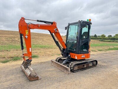 2022 Hitachi ZX26U 2.7 Ton Mini Digger Excavator Only 1700 Hours