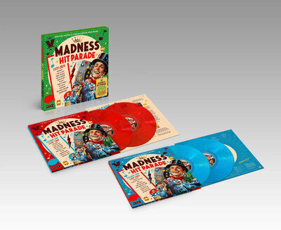 Madness Hit Parade 4 x Red/Blue Vinyl LP Boxset New Sealed