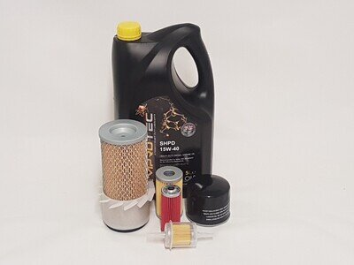 Filter/Oil Service Kit Suits Neuson 1200RD Mini Digger w/Yanmar 3TNE72 Eng.