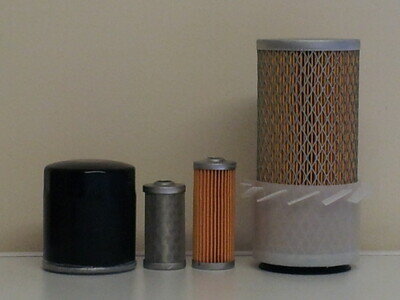 Filter Service Kit Suits Neuson 2203RD Mini Digger w/Yanmar 3TNE74ENSR-2 Eng.