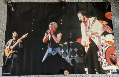 1981 THE WHO POSTER RO 116 23.5"x33.5" PRINTED IN HOLLAND NOS