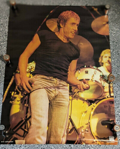 NOS 1981 ROGER DALTREY (THE WHO) POSTER RO O44 23.5"x33.5" PRINTED IN HOLLAND